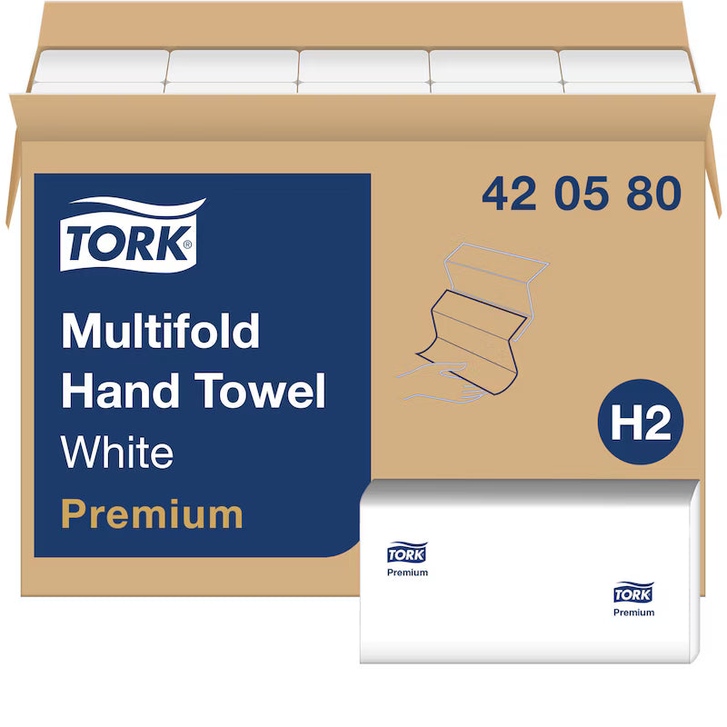 Tork Multifold Hand Towel White H2
