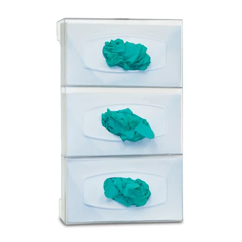 Polycarbonate Triple Glove Box Dispenser