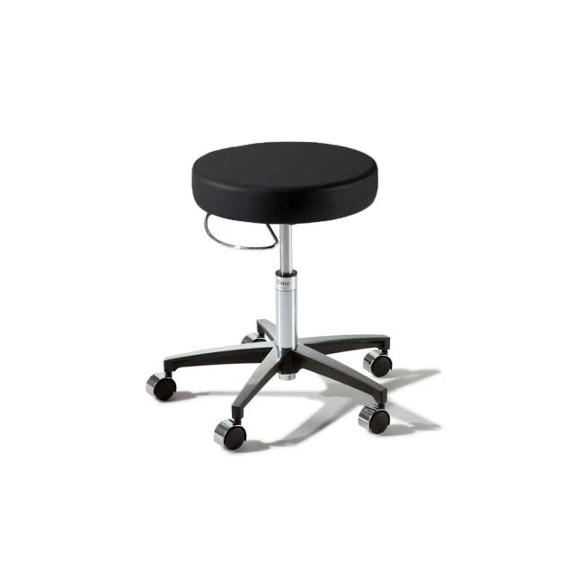Midmark Ritter 276 Hand Operated Airlift Physician Stool with Chrome Base